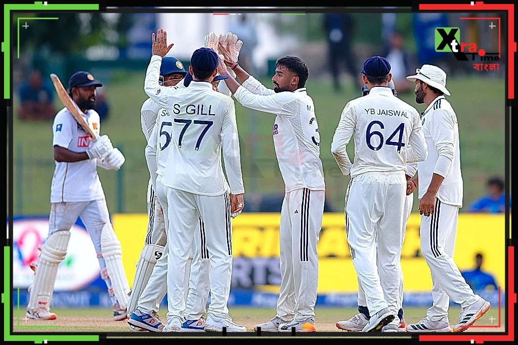 বৃষ্টিতে থামল তৃতীয় দিনের খেলা, শ্রীলঙ্কাকে ফলো অন করাতে  ভারতের দরকার আর ২ উইকেট