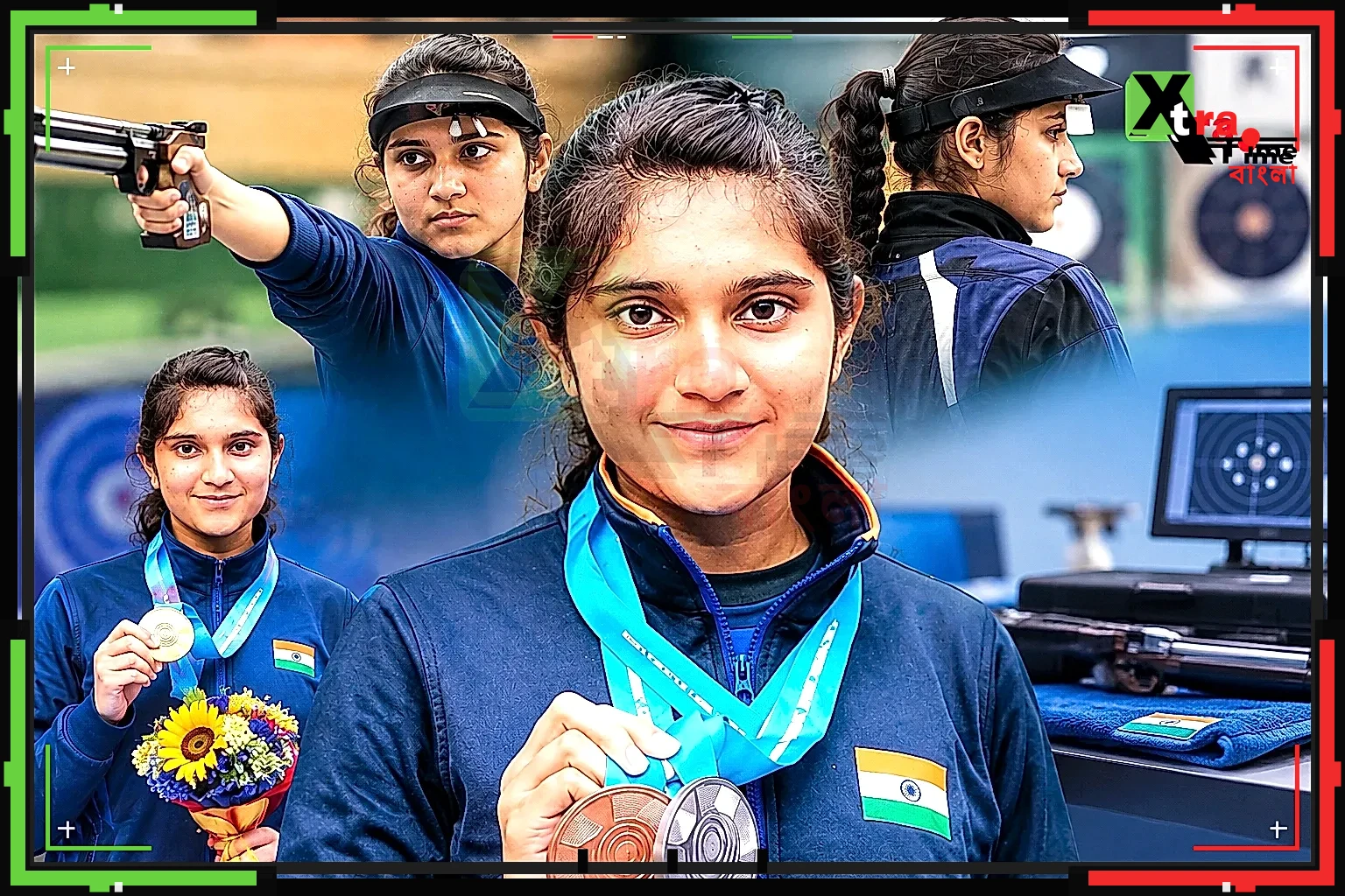 হাতে বন্দুক, চোখে সোনা: এশিয়ান গেমসে নতুন ইতিহাসের লক্ষ্যে এশা