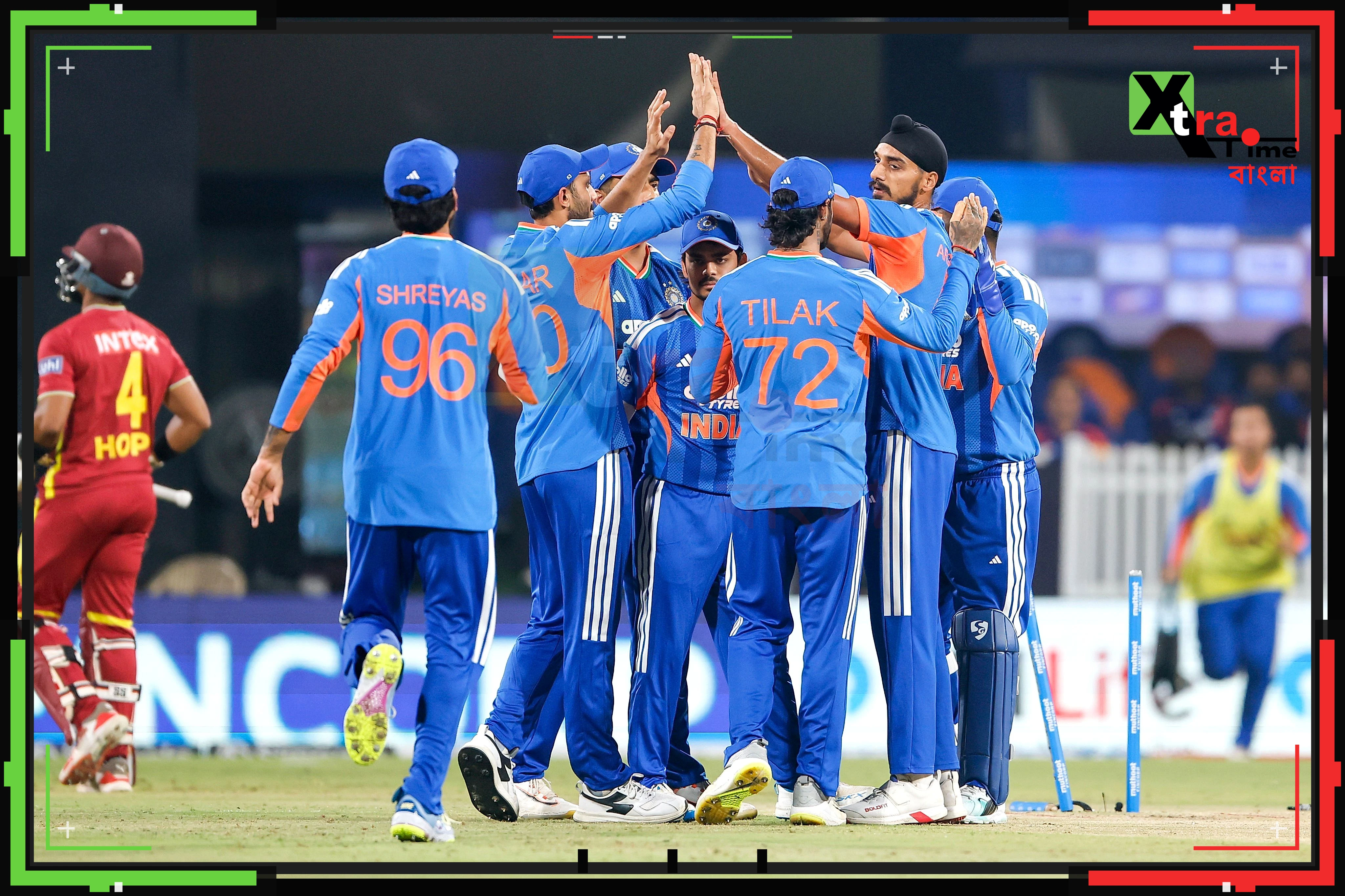 অভিষেকের বিস্ফোরণ ও অর্শদীপের দাপটে ওয়েস্ট ইন্ডিজের বিরুদ্ধে সিরিজে এগোলো ভারত